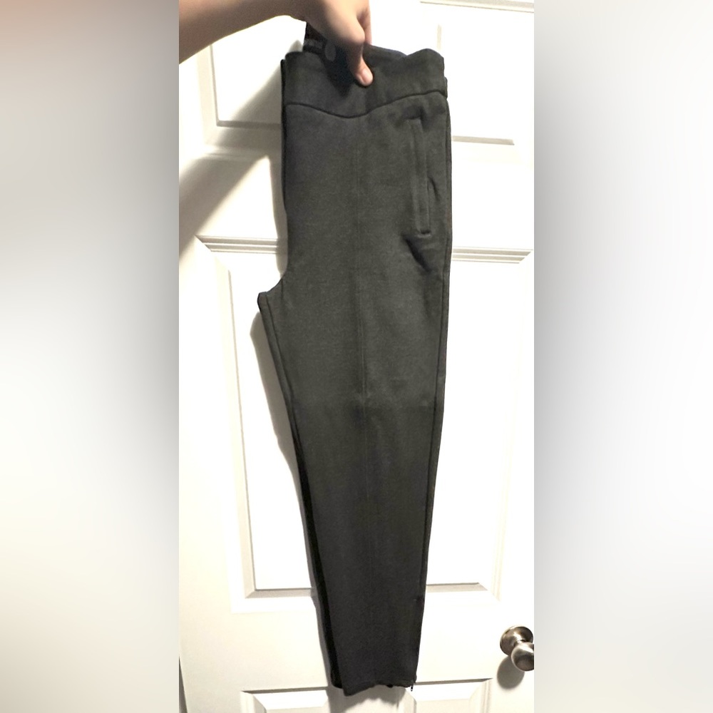 Betabrand cigarette skinny pants charcoal Grey Large Long